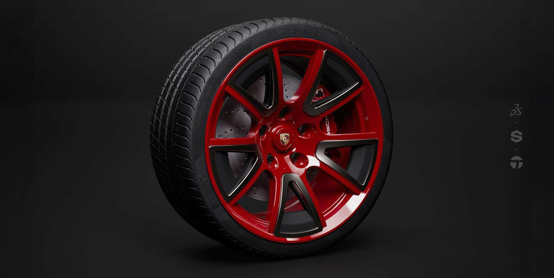 PORSCHE x TWINMOTION WHEEL STUDY